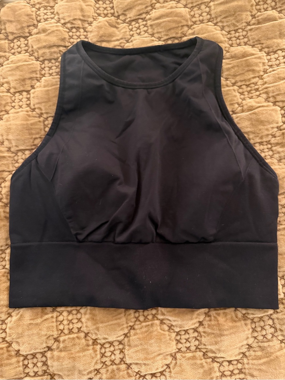 lululemon athletica Black Racerback Sports Bra